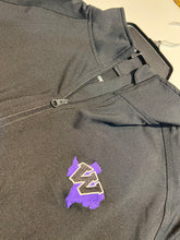 Load image into Gallery viewer, Black 1/4 zip pullover
